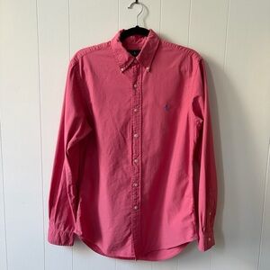 Ralph Lauren Vintage 2000s Salmon Button Down Slim Fit Shirt Men’s Medium